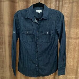 NWOT J Crew chambray button down shirt